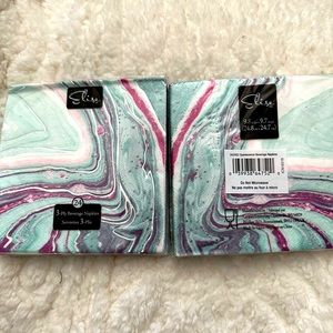 Beautiful marble beverage napkins